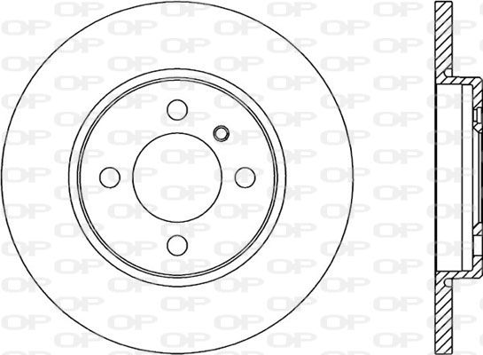 OPEN PARTS Тормозной диск BDR1080.10